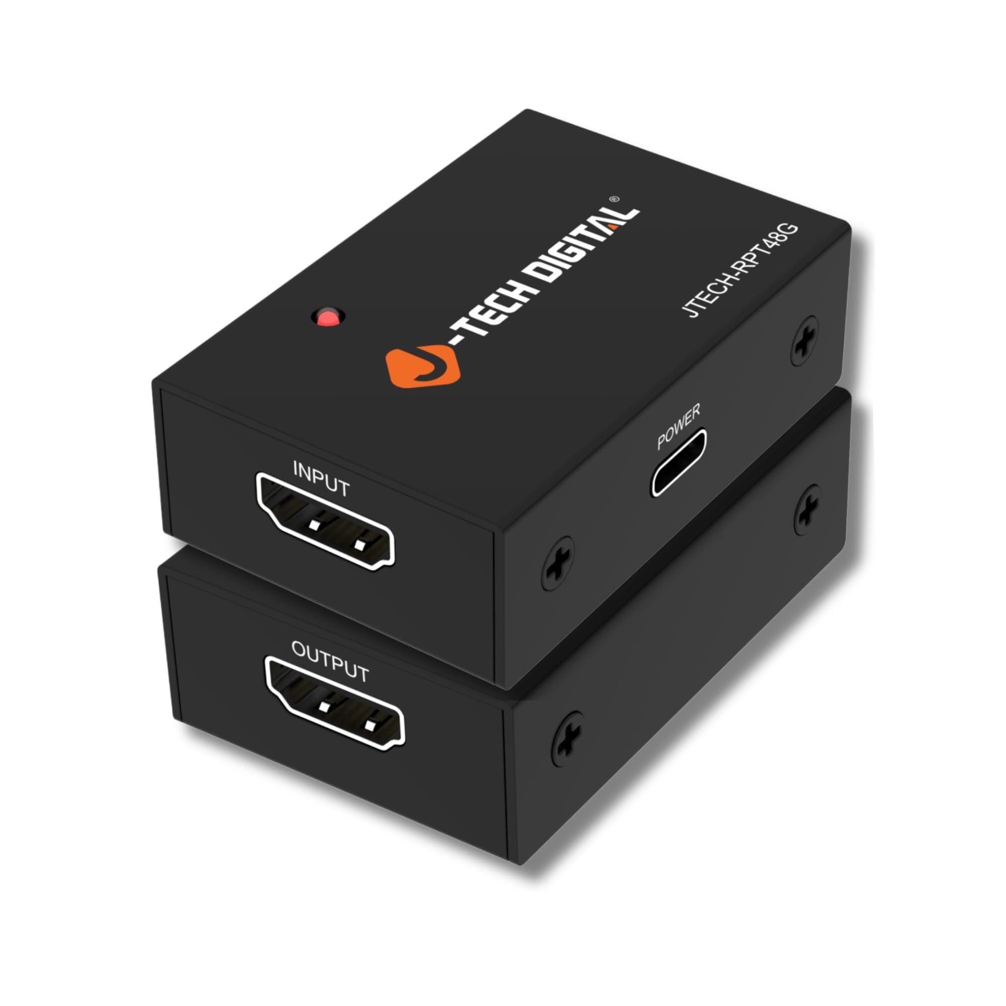 J-Tech Digital 8K HDMI 2.1 Repeater, 48Gbps HDMI Signal Booster Extender, 8K@60Hz (49ft) 4K@60Hz (66ft), HDR10, HDCP, DSC, 7.1 Audio, USB-C Powered for PS5, Xbox, PC, Blu-ray [JTECH-RPT48G]-picture-11