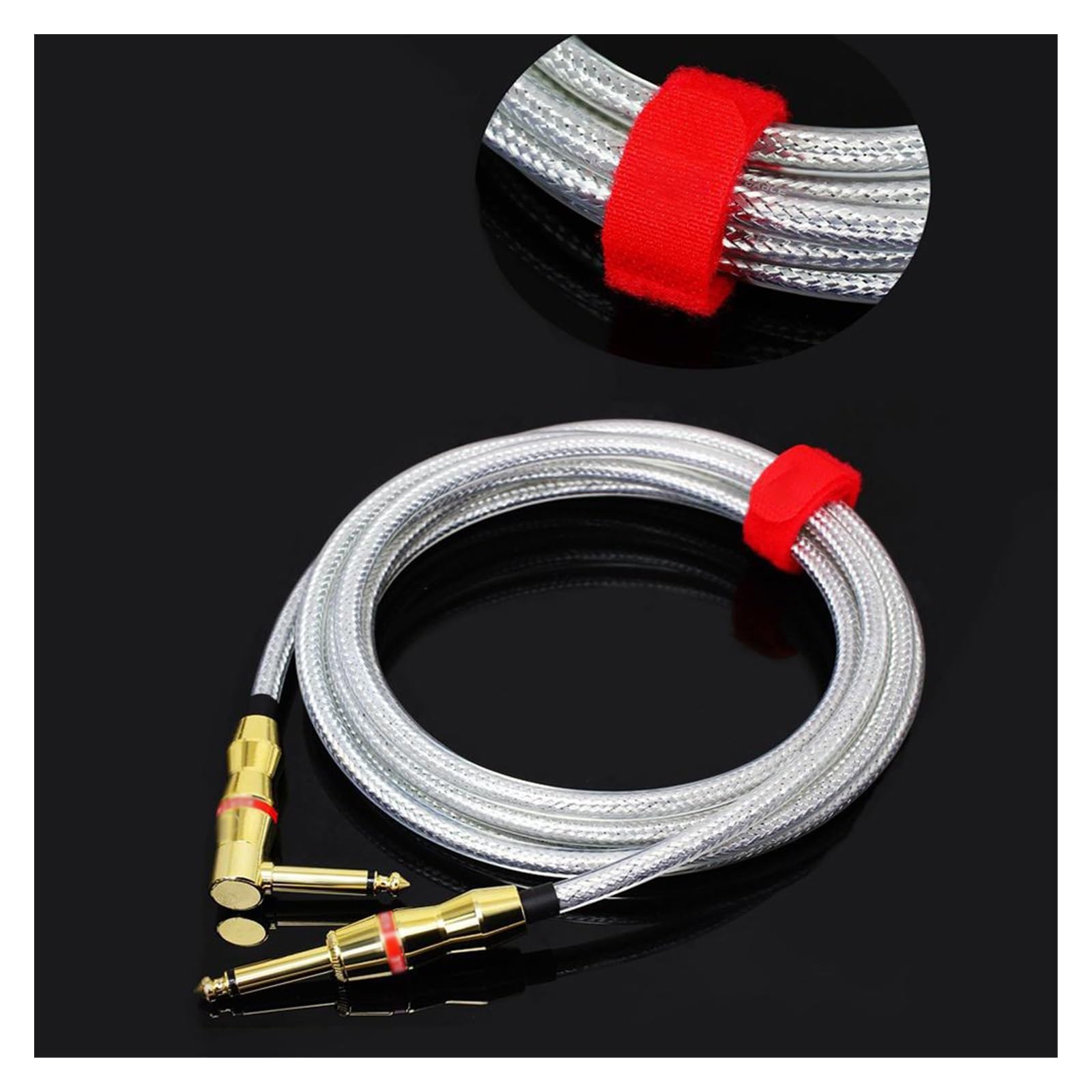 akcesoria do gitary 6M Przewód Audio Do Gitary Elektryczna Gitara Basowa Przewód Połączeniowy Do Gitary Elektrycznej Bęben 17AWG