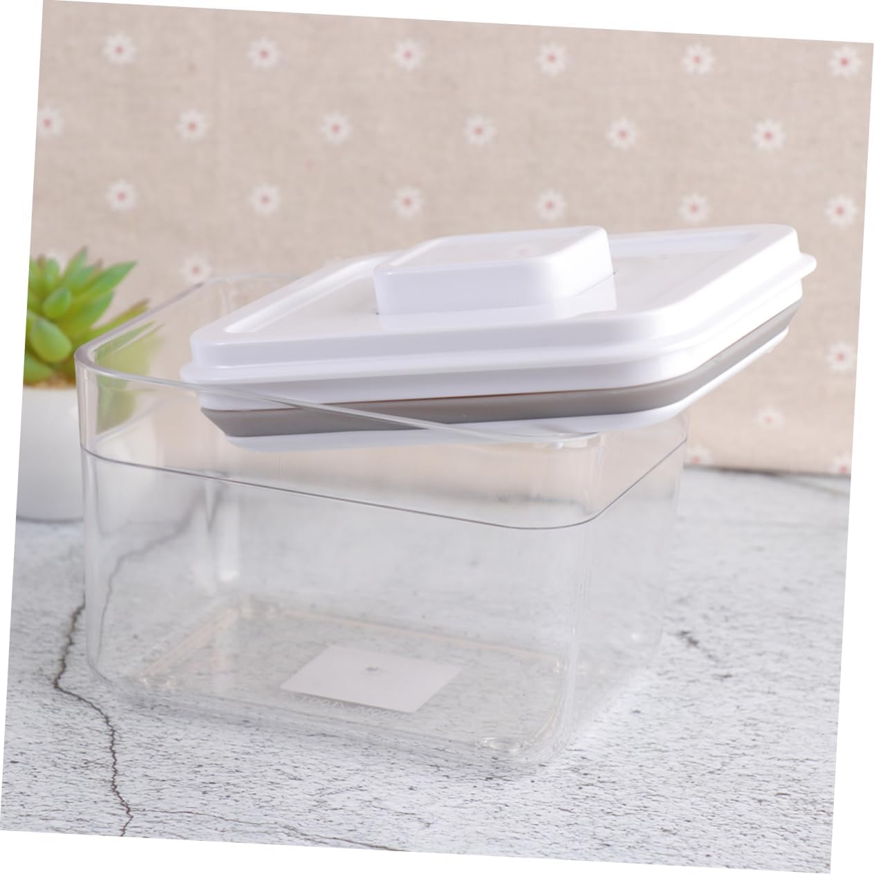 1Pc Portable Milk Powder Dispenser with Seal Food Storage Box for Rice Flour Snacks Container Airtight Design Easy to Use