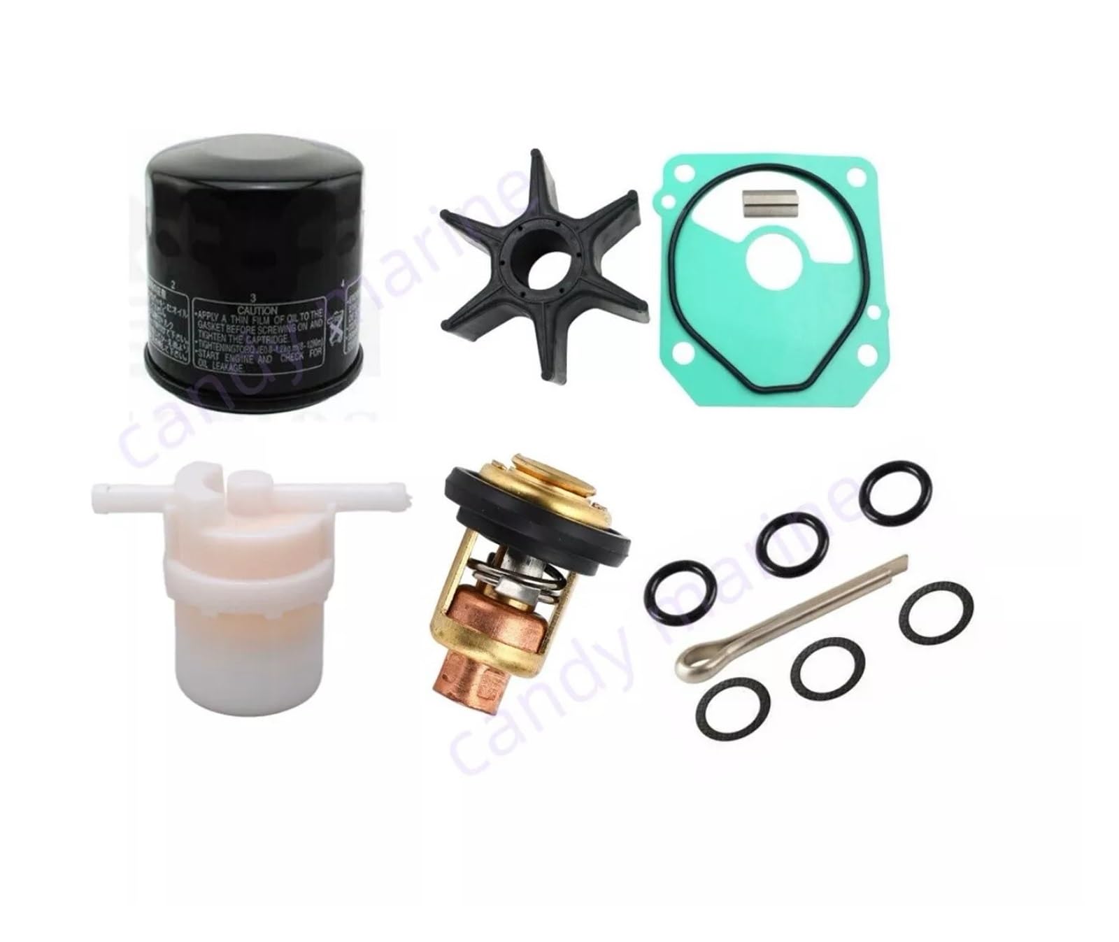 Kit d'entretien pour moteur hors-bord 75/90 CV 06211-ZW0-505 pour révision
