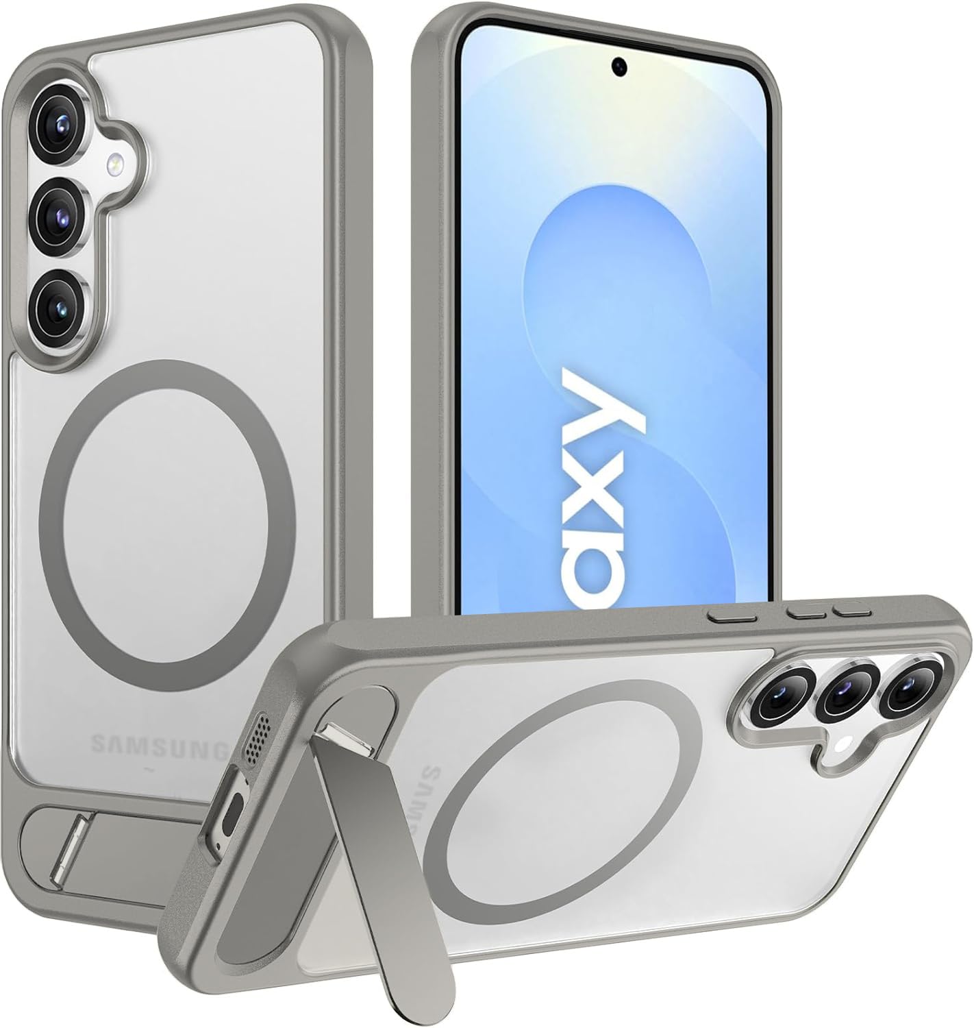 Elzzi Magnetic Case for Samsung S25 Ultra - Kickstand & Mag-Safe -26