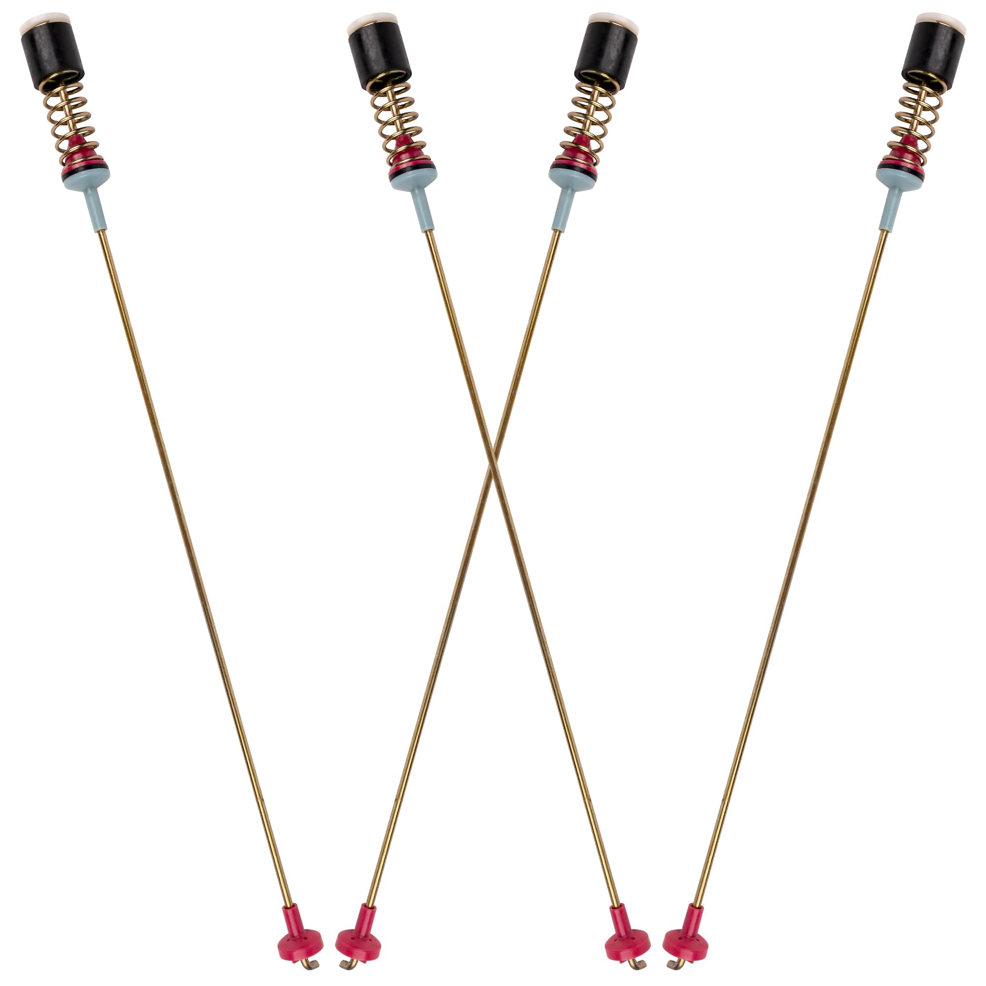 BlueStars DC97-16350V Washer Suspension Rod 27.6inch Damper Assembly - Fit for Samsung Washing Machines WA54R7600AV/US WA54R7600AC/US WA54R7200AW/US - Replaces PS12740434 AP6975426 - PACK OF 4