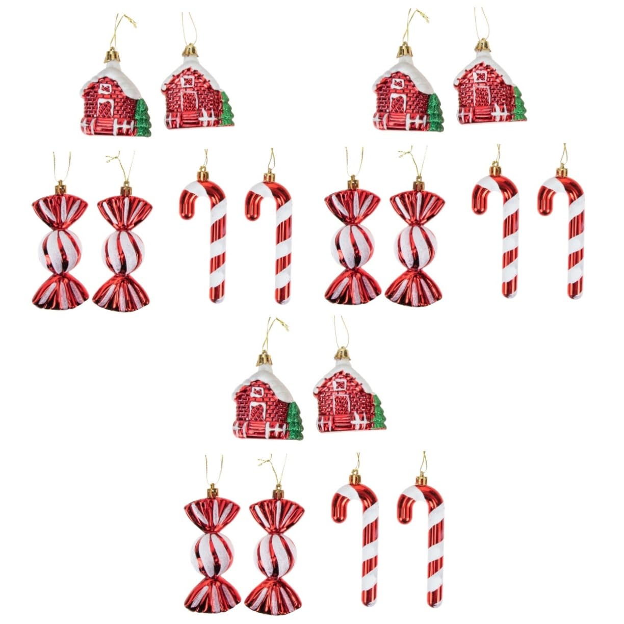 Décorations de Noël rouges Ciieeo pour illuminer vos fêtes de fin d'année en famille
