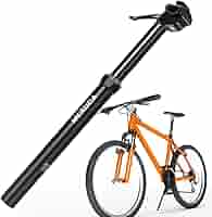 Amazon | 自転車ドロッパーポスト、125mm ワイヤレス