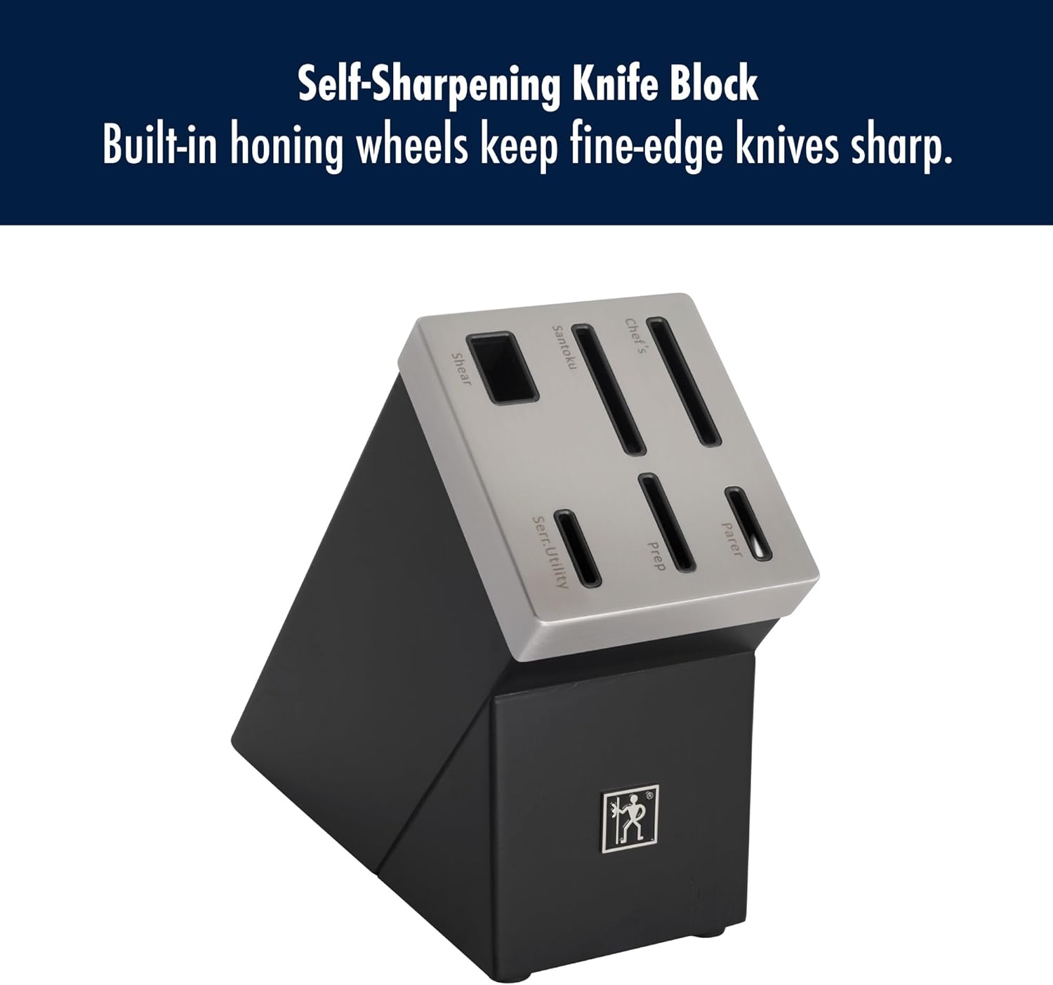 HENCKELS x EMERIL Lagasse The Nola Collection Razor-Sharp German 7-pc Self-Sharpening Knife Block Set, Made in Company-Owned German Factory with Special Formula Steel perfected for almost 300 Years