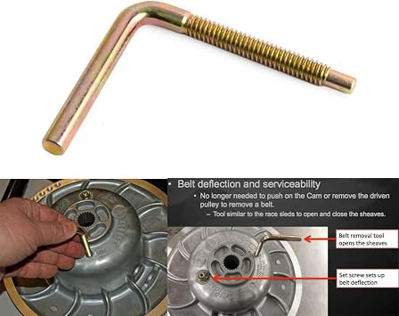Snowmobile Clutch Spreader Drive Belt Removal Tool Kit Replace OEM 2875911 For Polaris RZR XP Turbo RS1 570 900 1000 Ranger