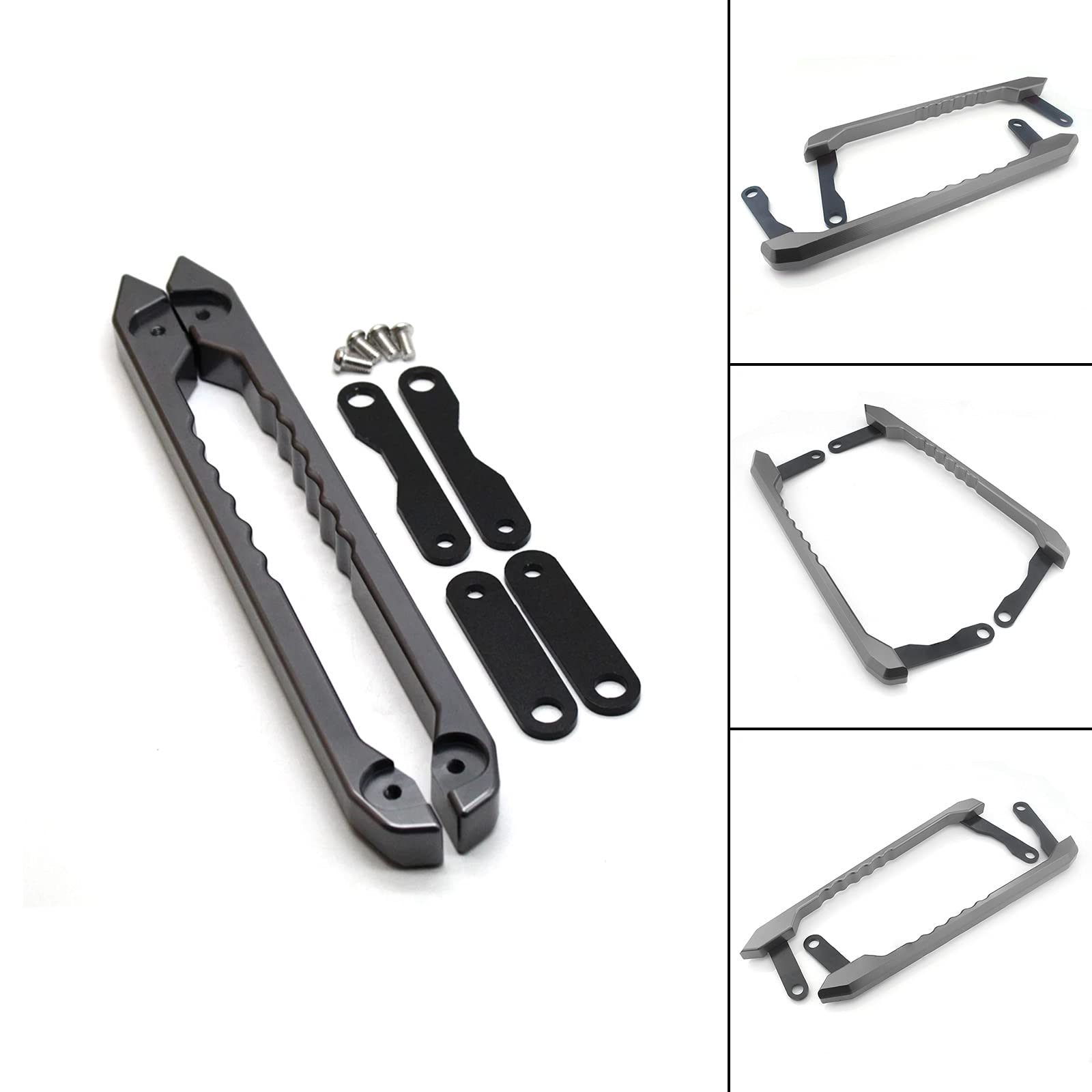 Maniglia posteriore per passeggero per moto, kit di maniglie per sella posteriore, per Yamaha MT09 FZ09 MT-09 FZ-09 MT 09 FZ 09 2013 2014 2015 2016 2017 2018 2019 2020 (titanio)