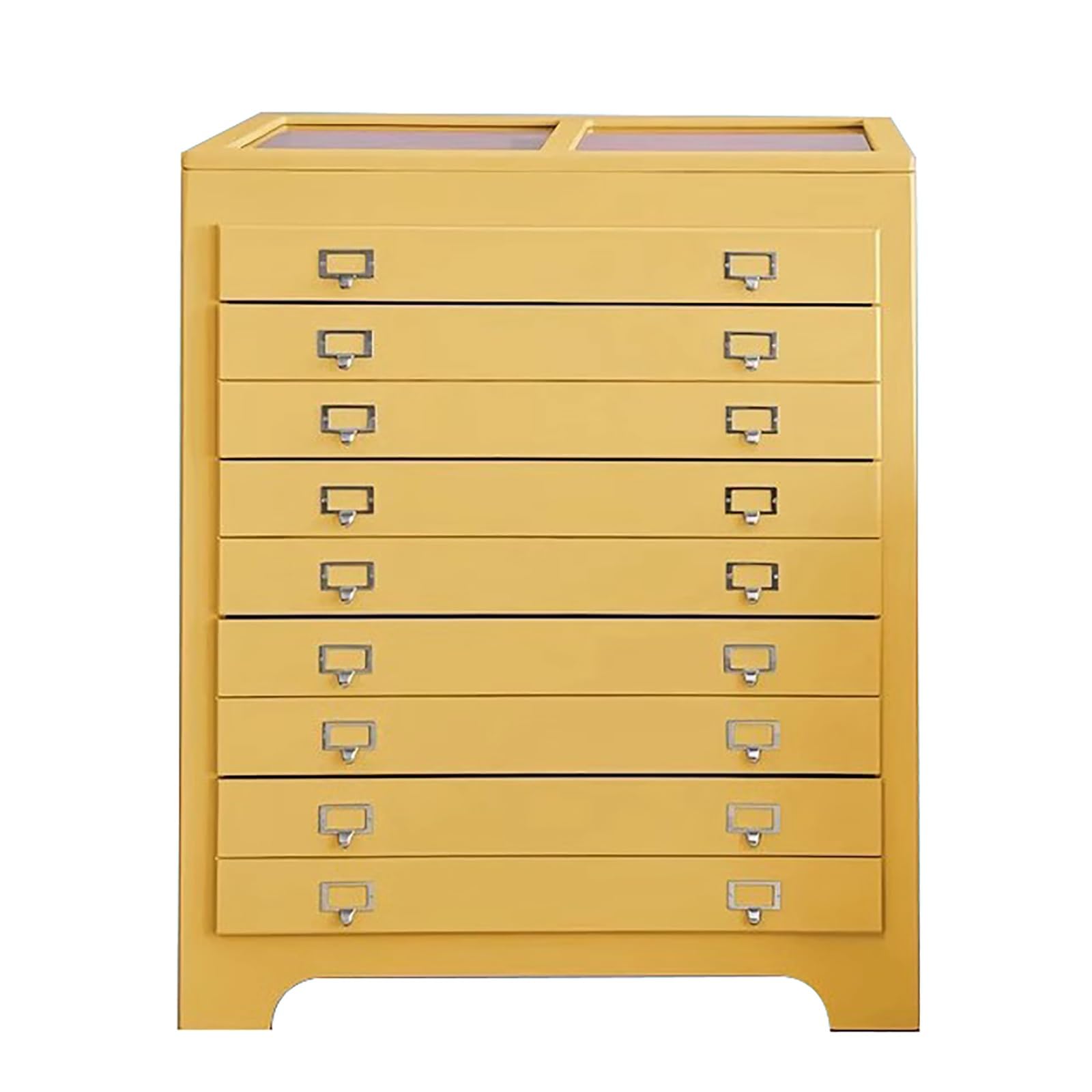 WZFPXIGWE Jewelry Box 9 Layer, Jewelry Armoires for Women, Watch Organizer Jewelry Armoire for Necklace Earring Ring Bracelet Jewelry Organizer(Yellow)