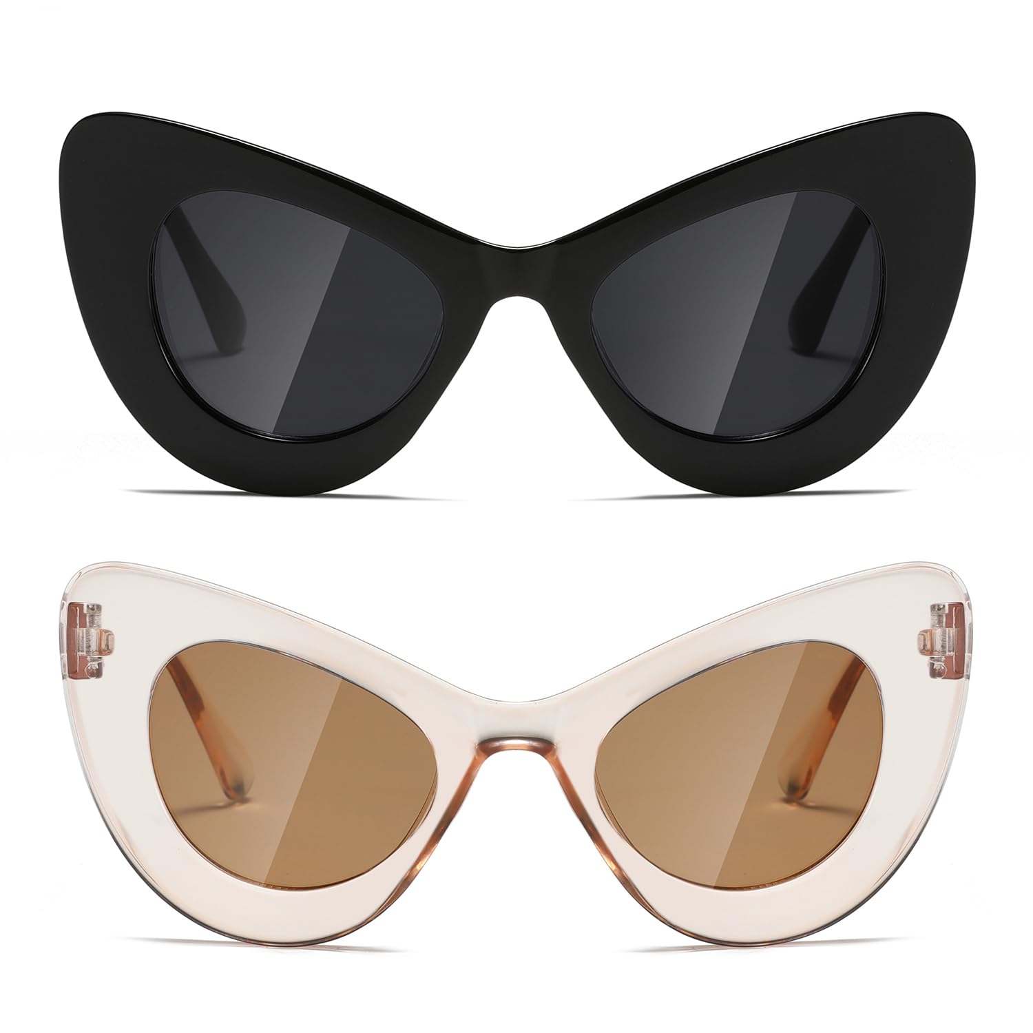 TIANYESYSunglasses Womens Cat Eye Style Trendy Men Shades