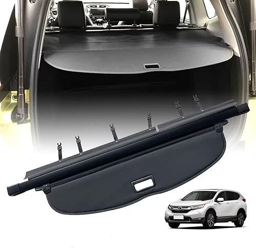 Vesul, cubierta retráctil para carga compatible con CR-V CRV LX 2017-2022, cubierta de tonelería con protección de privacidad para equipaje,