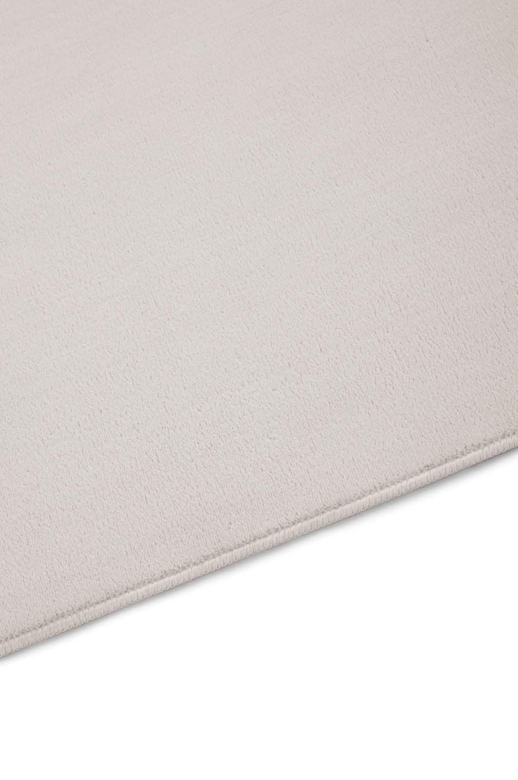 Taracarpet Teppich Kurzflor weicher Designer Uni Bodenbelag Madrid fürs Wohnzimmer, Kinderzimmer, Schlafzimmer und die Küche geeignet New Creme 240x240 cm