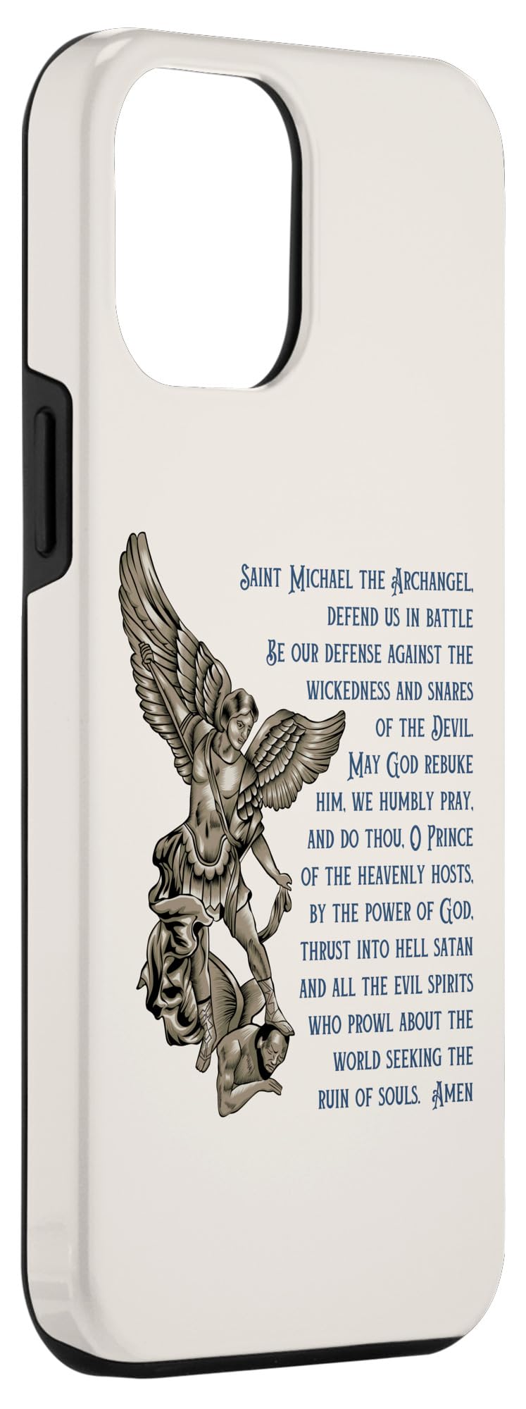iPhone 13 Pro Max Saint Michael Prayer Case - Image 3