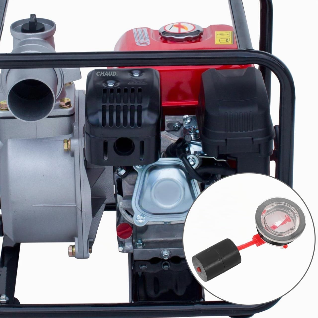 SUPVOX Lot De 2 Jauges De Niveau De Carburant Pour Générateurs 1-8 Kw Indicateurs Avec Tige Flottante Cylindrique Pour Remplacement Précis
