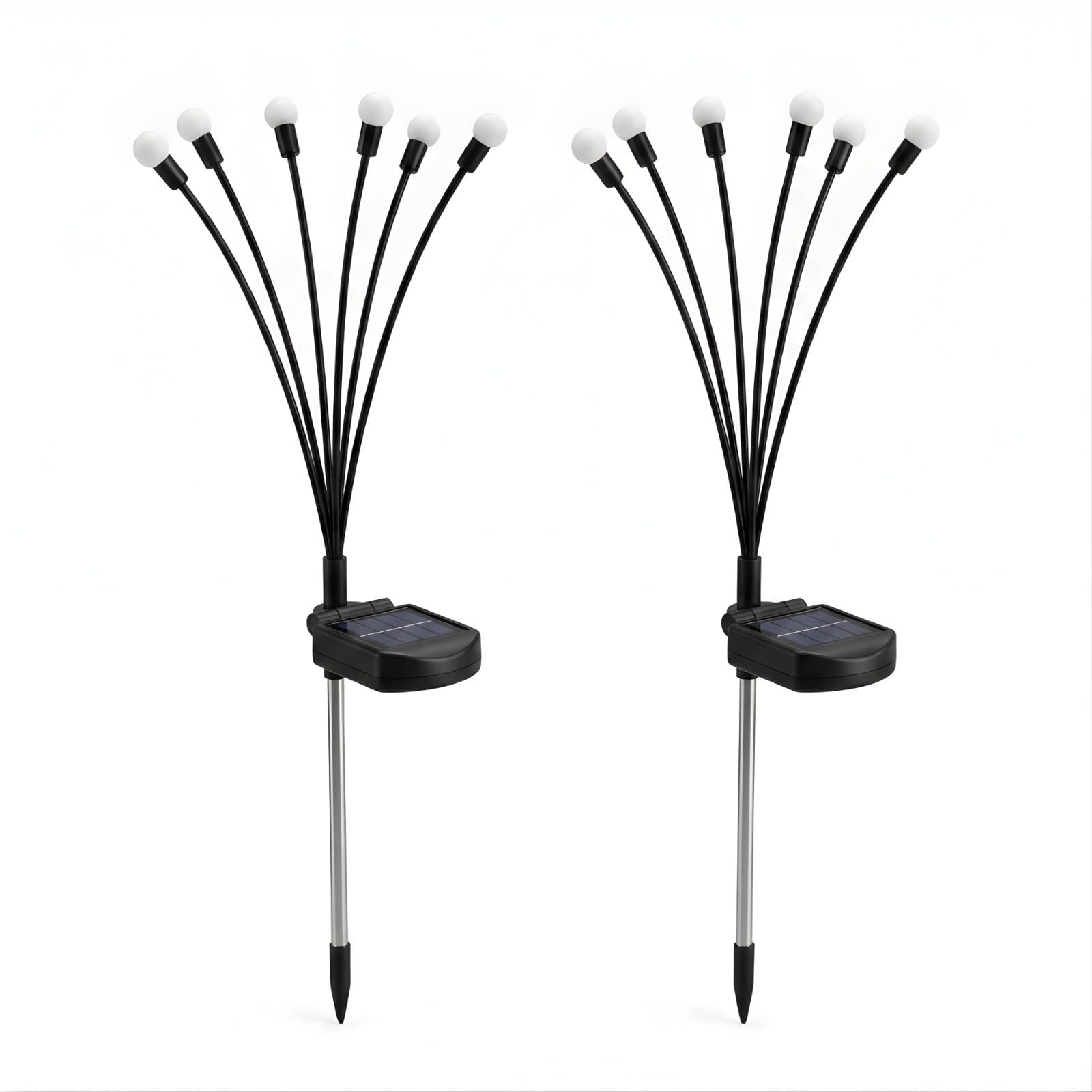 Futurkart Solar Firefly Garden Light – Warm White Wind-Swaying Decorative Lamp (Pack of 2), Auto On/Off, Waterproof, Solar Powered, Pathway, and Garden Decor-image-5
