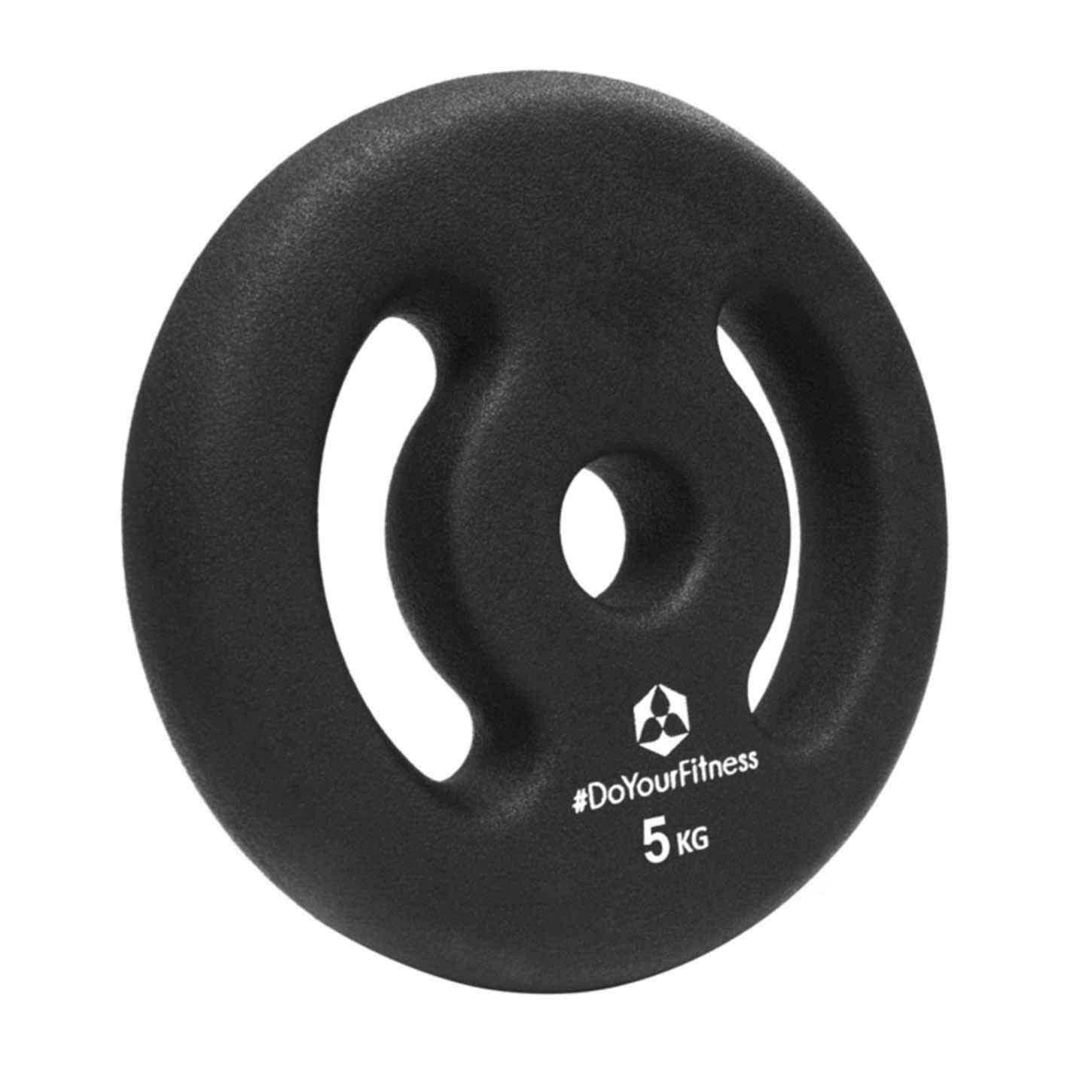 #DoYourFitness x World Fitness Ballsitzkissen - Ideales Bürostuhl Kissen & Balance Sitzkissen für Fitness, Reha & Rückentraining - 33cm Durchmesser mit Noppenoberfläche + Pumpe