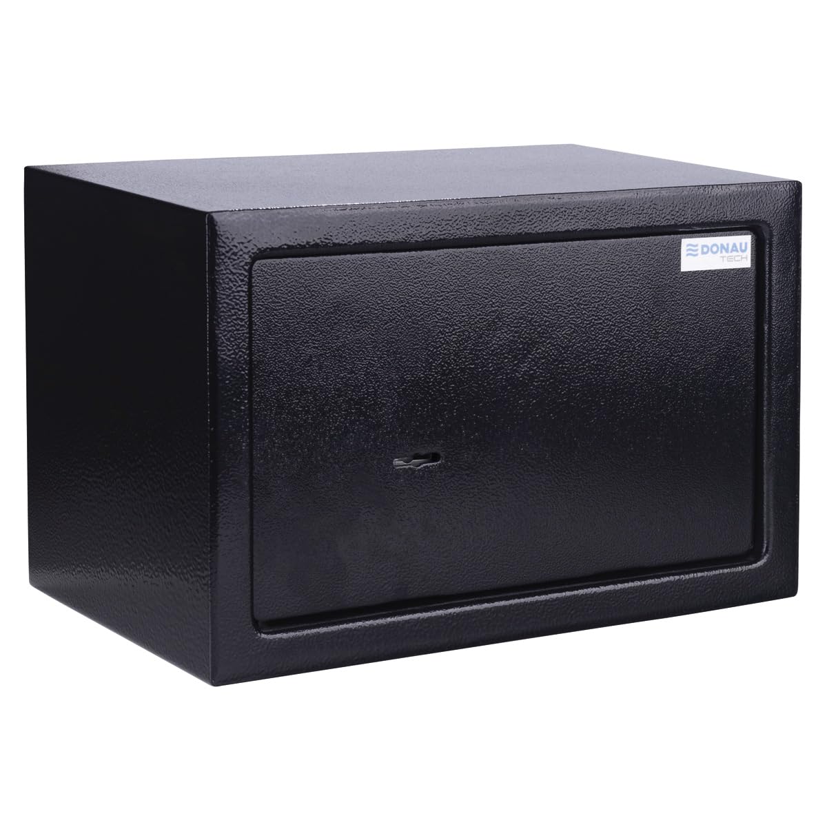 Caja fuerte para muebles DONAU TECH 8,5 L / 31 x 20 x 20 cm/manual para muebles/Caja fuerte para suelo o pared, incluye 2 llaves/Color negro