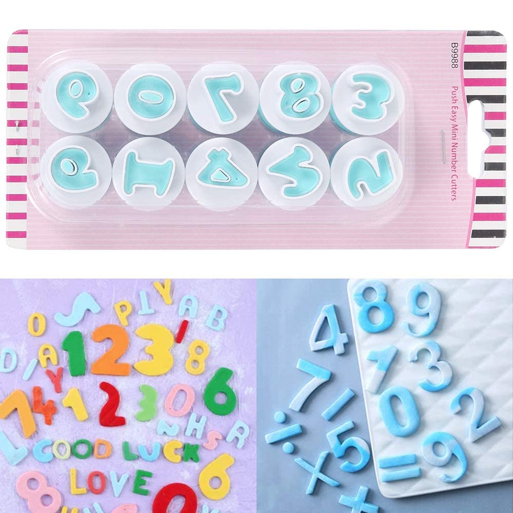 Amazon | fannybuy 36点セット クッキー型 数字 アルファベット 型抜き