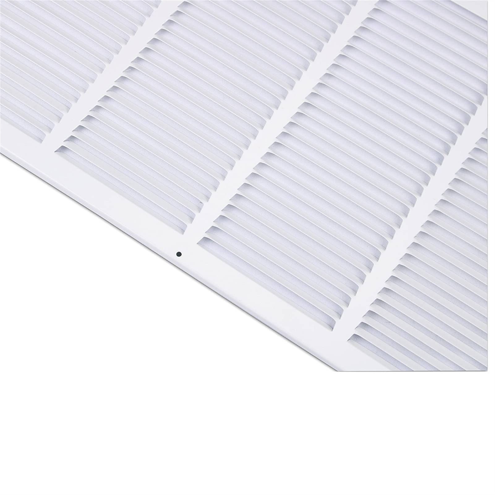 1 0PCS W24 x h16 Acero Blanco Retorno de Aire Rejilla de Aire ventilación ventilación Techo Cubierta de Techo Registro de Aire Registro ventilación Rejillas rectangulares