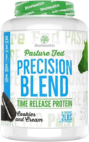 Precision Blend Cookies and Cream (2 lb) Proteína de suero Mezcla de proteínas de liberación de tiempo