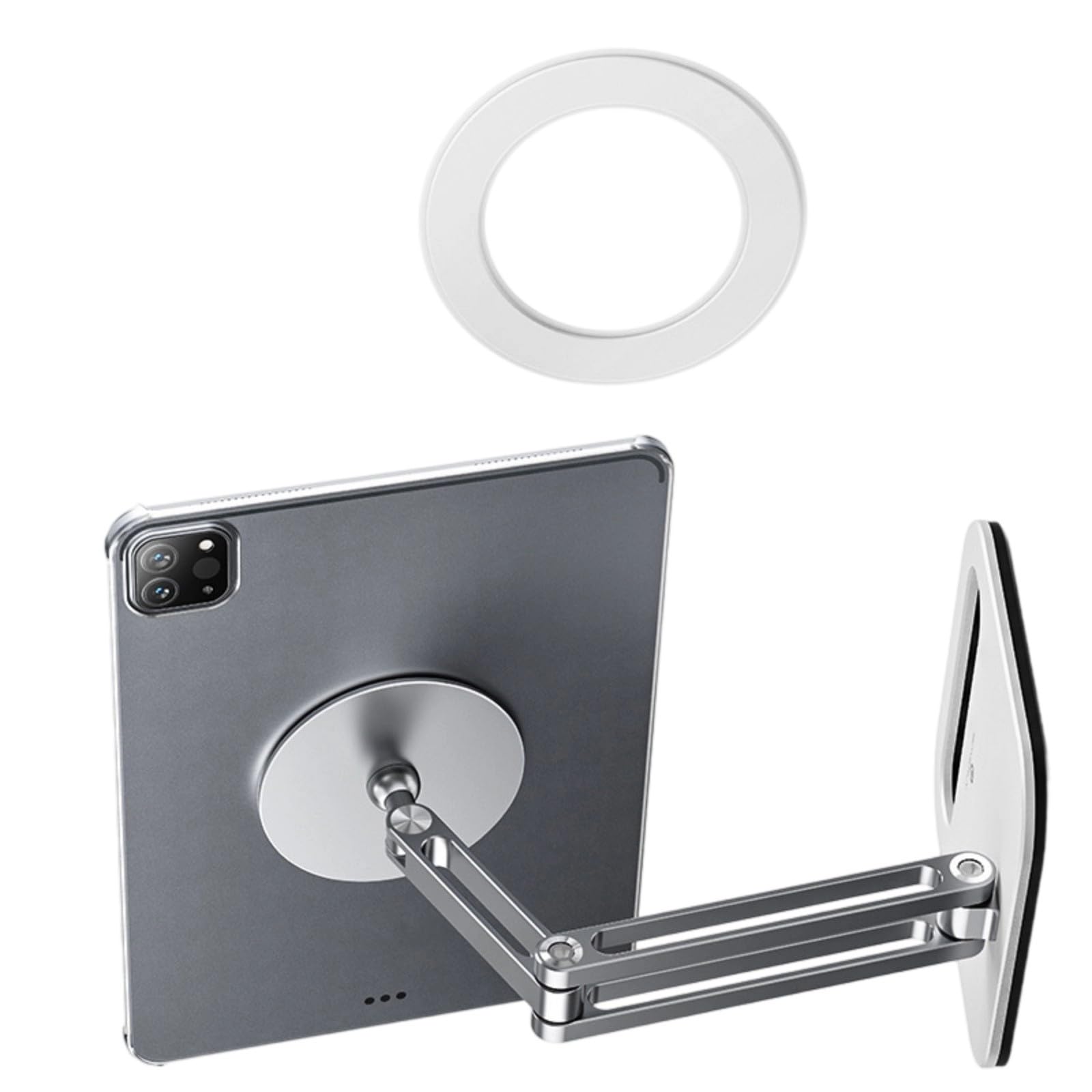 Supporto pieghevole per tablet rotante a 360 gradi Supporto da tavolo Supporto da tavolo espandibile in alluminio espandibile Supporto per tablet pieghevole in alluminio