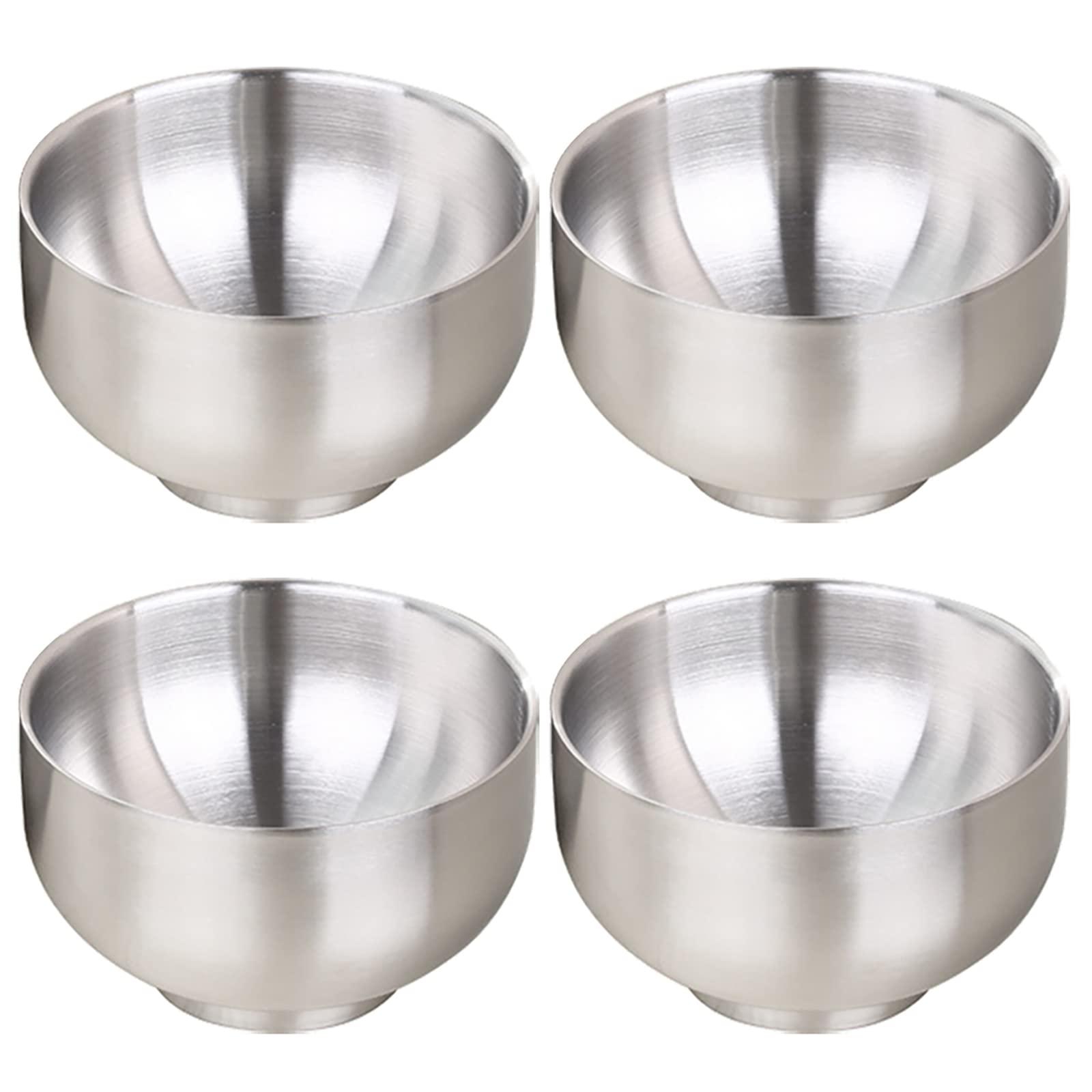 Devico 4-Piece Double-deck SUS304 Stainless Steel Bowls