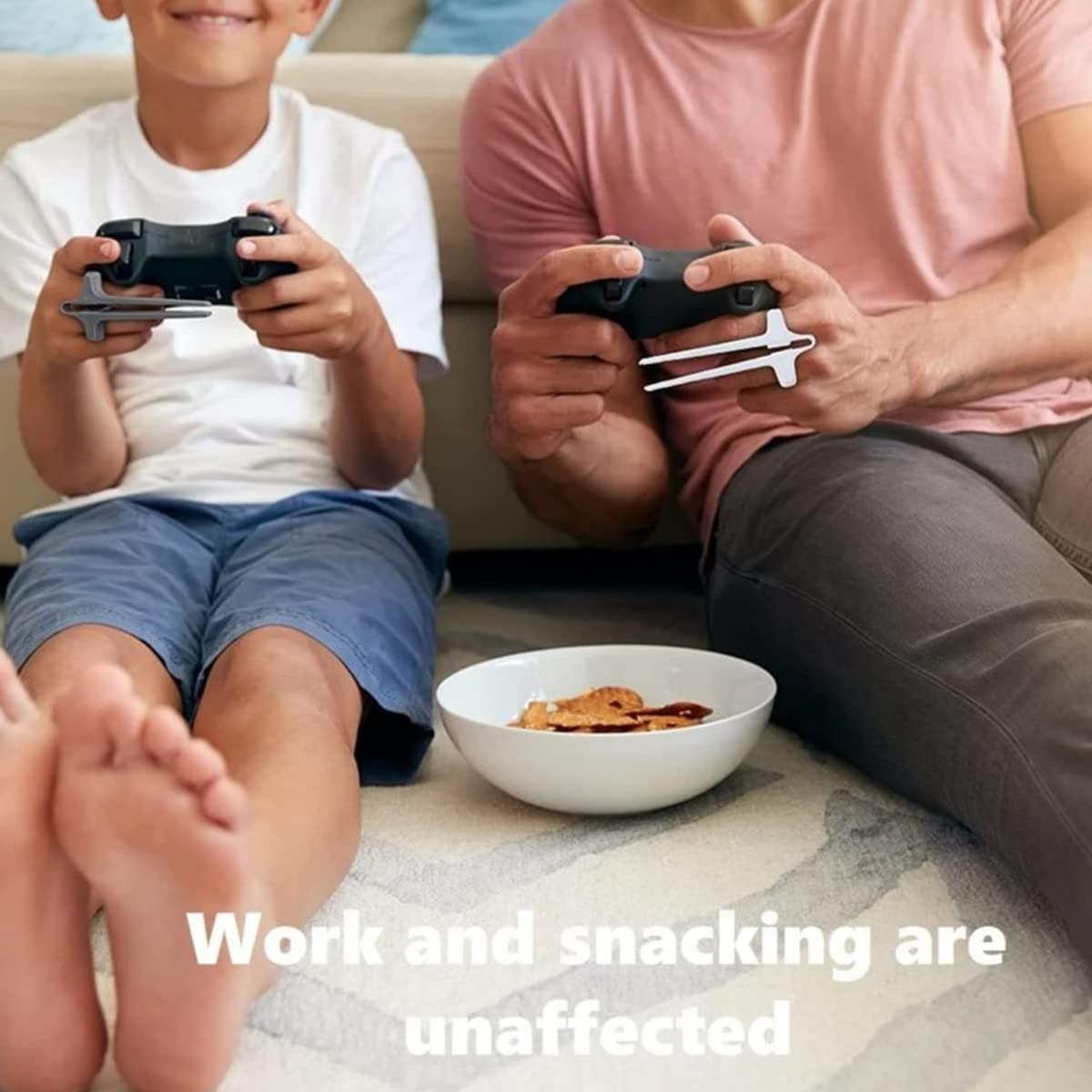 Olakin Bacchette Per Dita - Bacchette Gaming Riutilizzabili Per Snack, Ciambelle E Finger Food - Foto 8