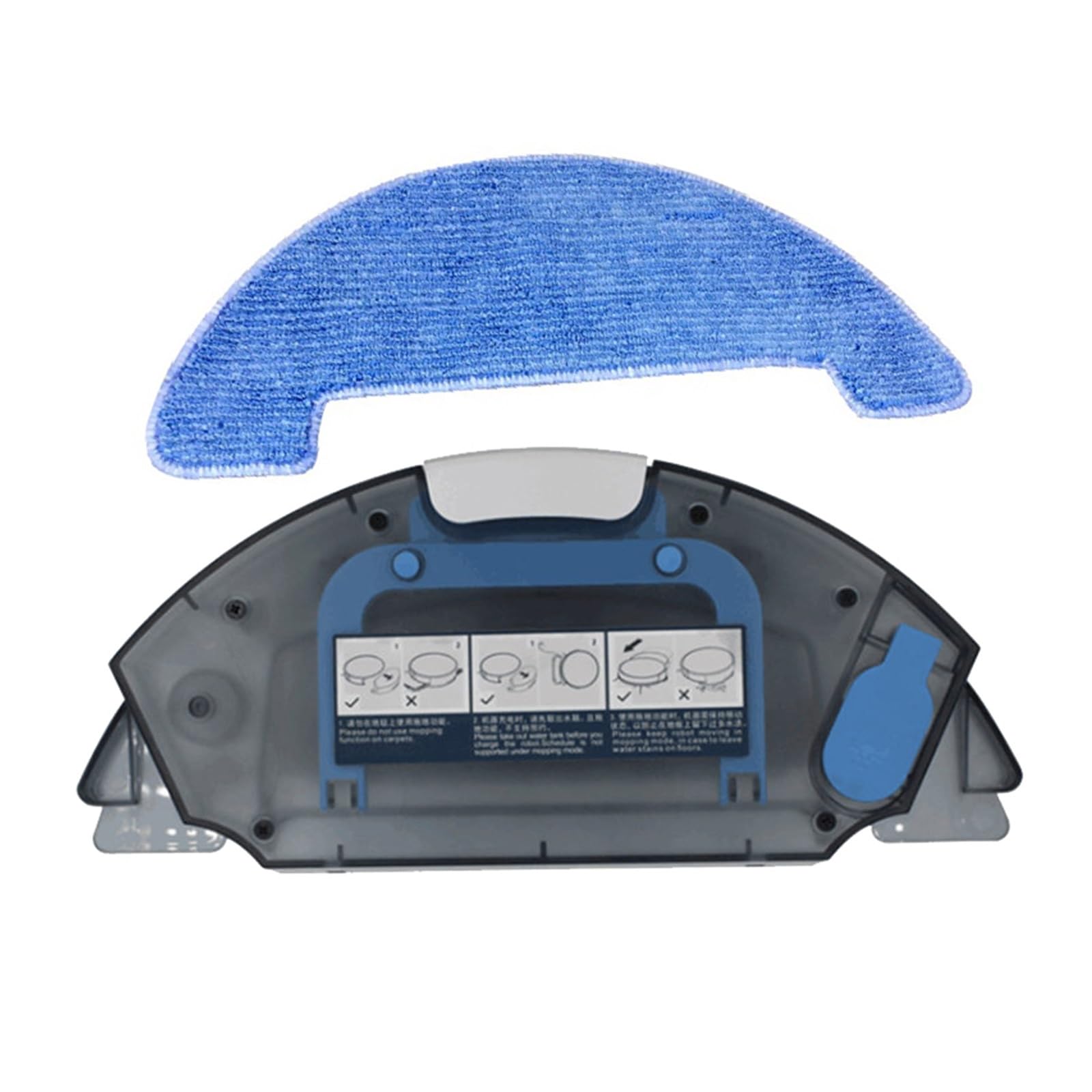 Jweinenl 1Pc Water Tank 1 Rag Robot Vacuum Cleaner Water Tank Or Mop Cloth，Compatible For Osoji，990 950 870, Vacuum Water Tank