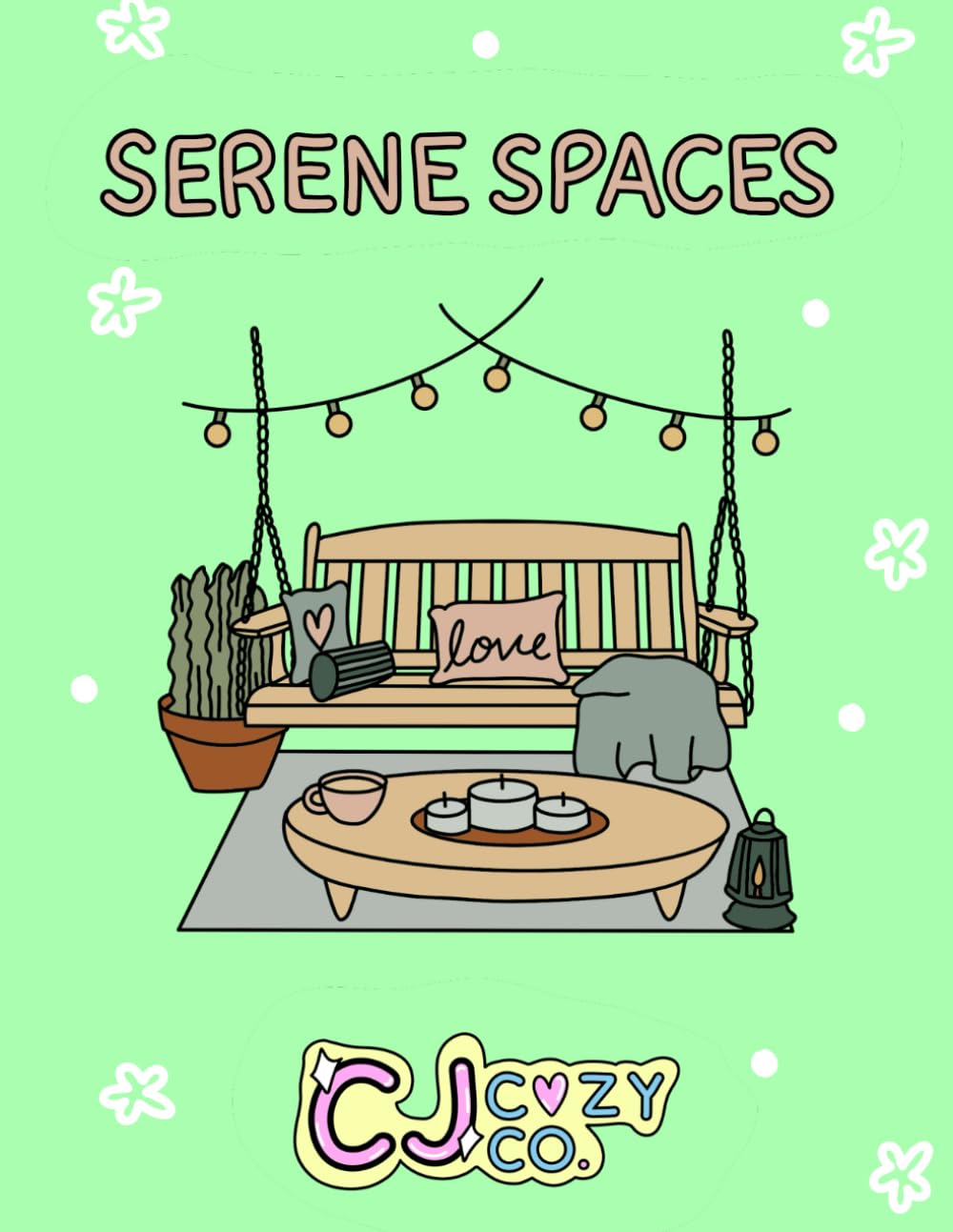 Serene Spaces: A Coloring Book of Calm Corners and Peaceful Places