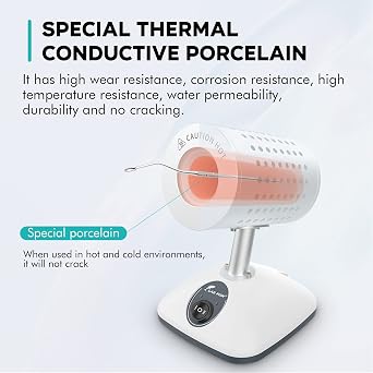LAB FISH Lab Infrared Scalpel Sterilizer Autoclave Sterilizers 825C Inoculating Loop Sterilizer for Inoculating Loop Mycology 150W(DS-900)