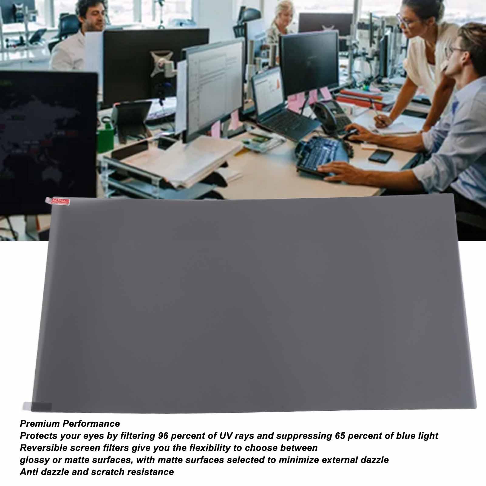 Pantalla De Privacidad Para Monitor 22" Yanmis - Antirreflectante, Filtro Luz Azul, Compatible Con Marcas Como Lenovo, HP, Dell