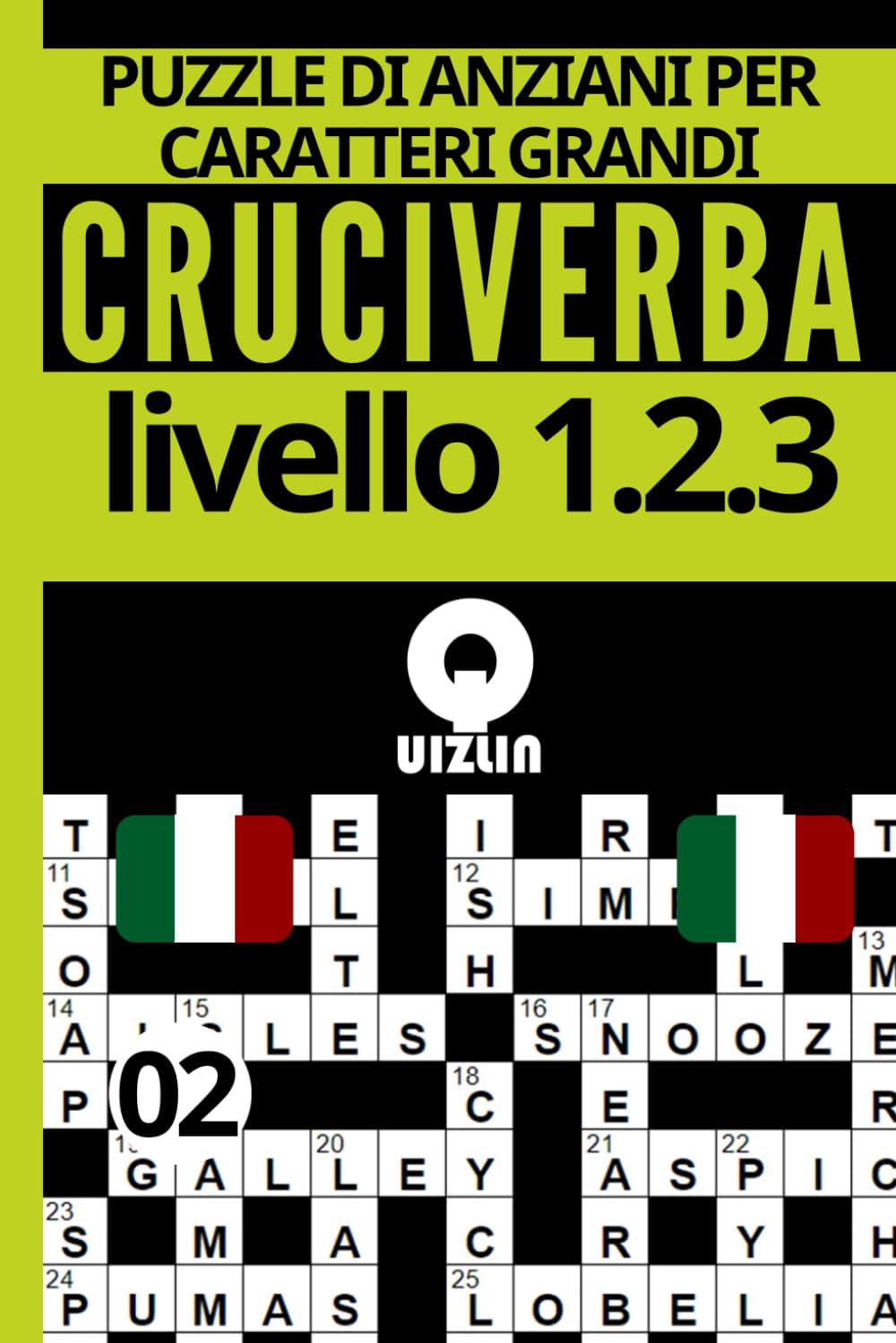 PUZZLE DI ANZIANI PER CARATTERI GRANDI CRUCIVERBA LIVELLO. 1.2.3 VOL 02: Giochi di Memoria Cruciverba allena il tuo vocabolario e migliora le tue ...