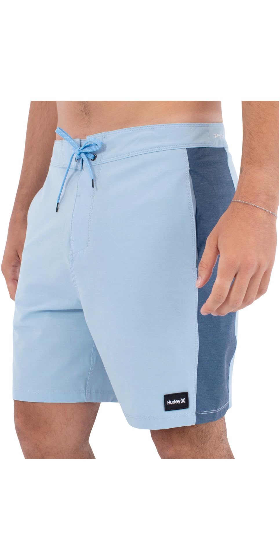 Hurley Mens Phantom Eco Fastlane Hybrid 18 Board Shorts, Skyline, 36 EU