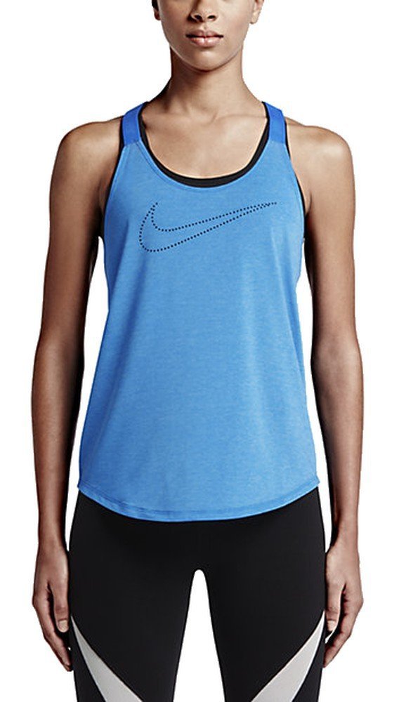 Nike Elastika de la mujer Keyhole VNR Tank Tops