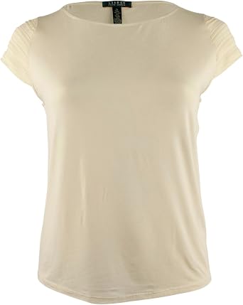 Amazon.com: LAUREN RALPH LAUREN Camiseta de manga larga para mujer, talla  grande, Crema moderno, 1x : Lauren RALPH LAUREN: Ropa, Zapatos y Joyería