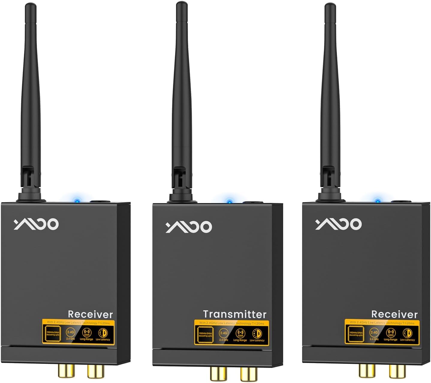 transmettitore radio 2.4ghz per tv pc con jack audio 3.5mm