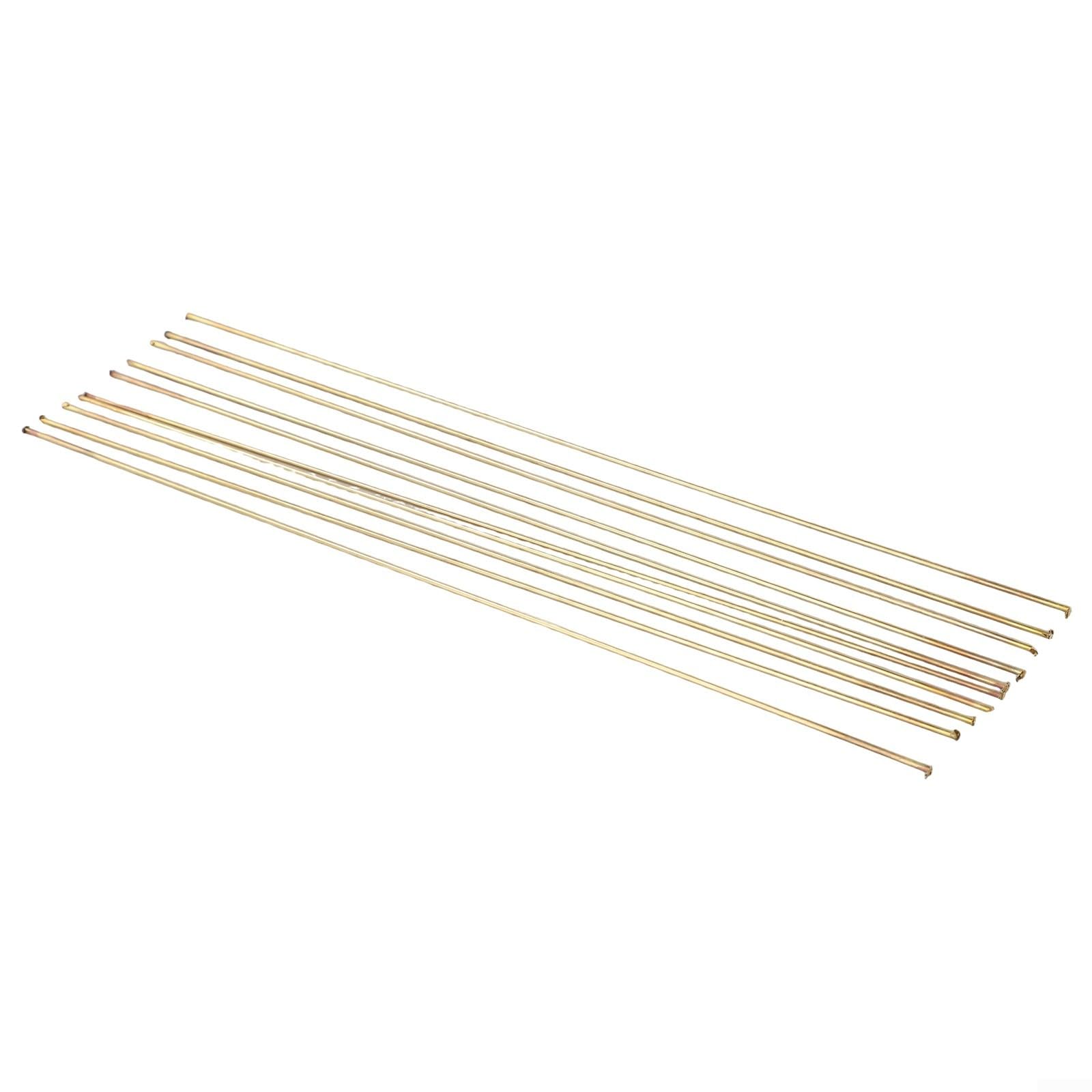 AugustknowU Brass Welding Rods 10PCS 1.6mm x 250mm Low Temperature Wire Brazing Easy Melt for Copper Iron Steel Alloy