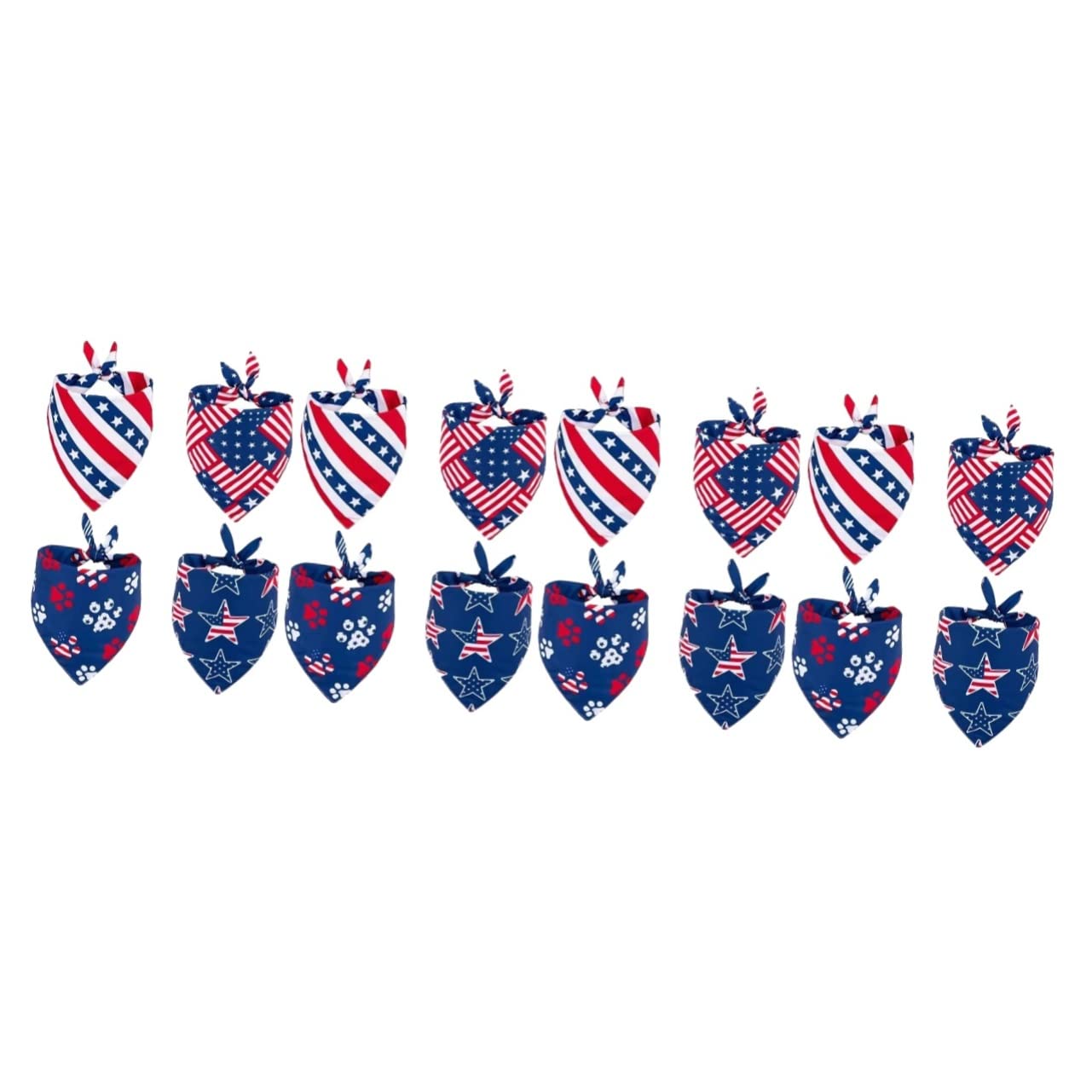 Bandanas pour chiens et foulards triangulaires pour animaux de compagnie 16pcs