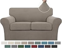 Vista 131 de Turquoize 2 fundas para silla, fundas para silla de sala de estar, sofá, funda de sofá con fundas de cojín individuales, fundas de muebles