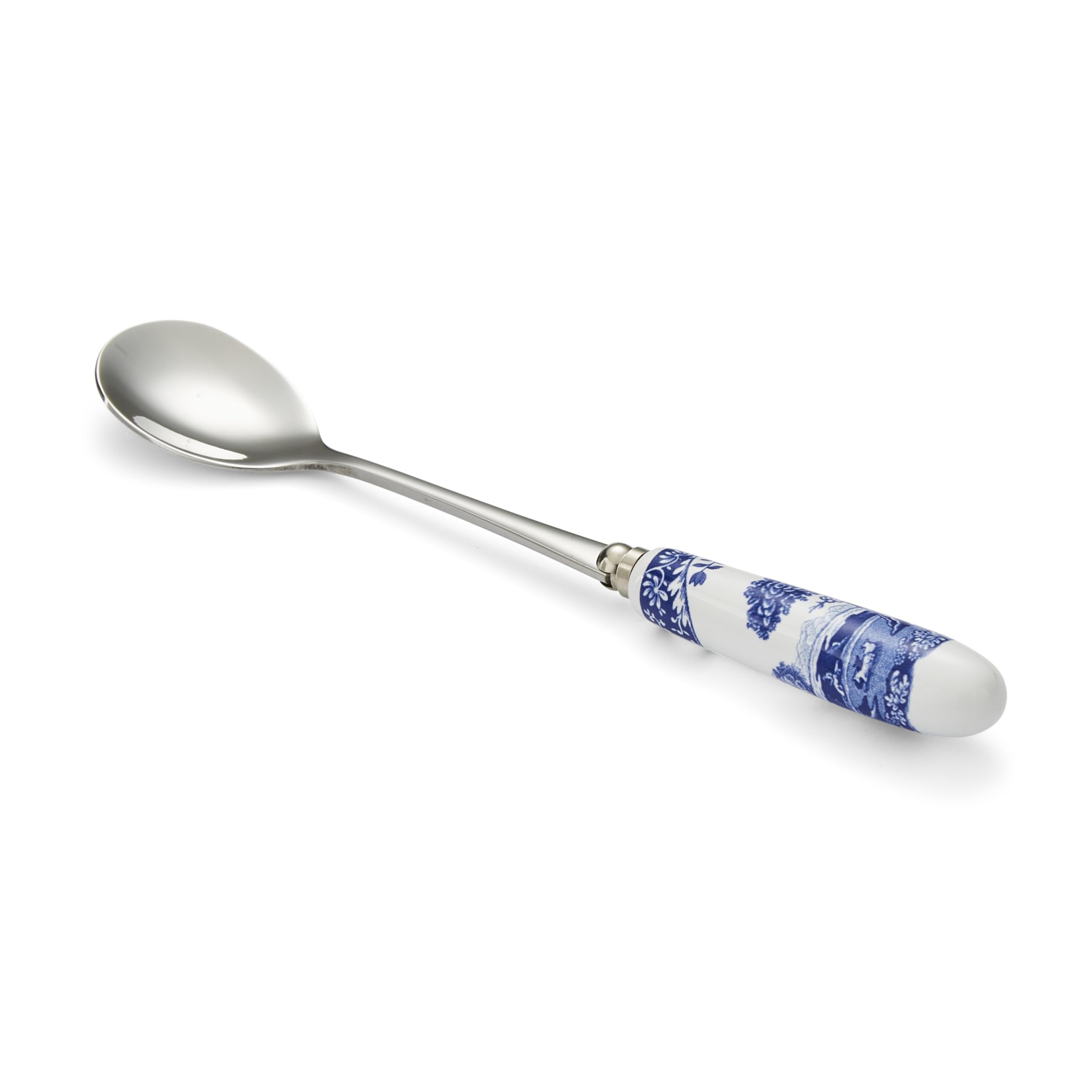 Portmeirion Home & Gifts łyżeczki do herbaty S/6, stal nierdzewna, niebiesko-białe, 15 cm