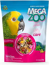Ração Megazoo MIX PAPAGAIO 350GR