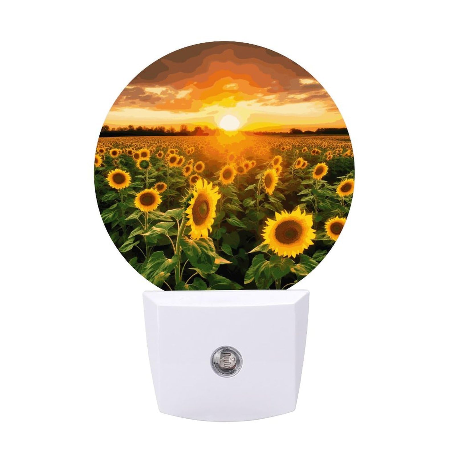 LDGSUPH - Sunflower Sensor LED Night Light, Night Light, Night Light, 0.5W Plug, 0.5W Plug, Night Light Sensor, Bright Night Light, Bright Night Light, 4.4 x 2 x 3 inch