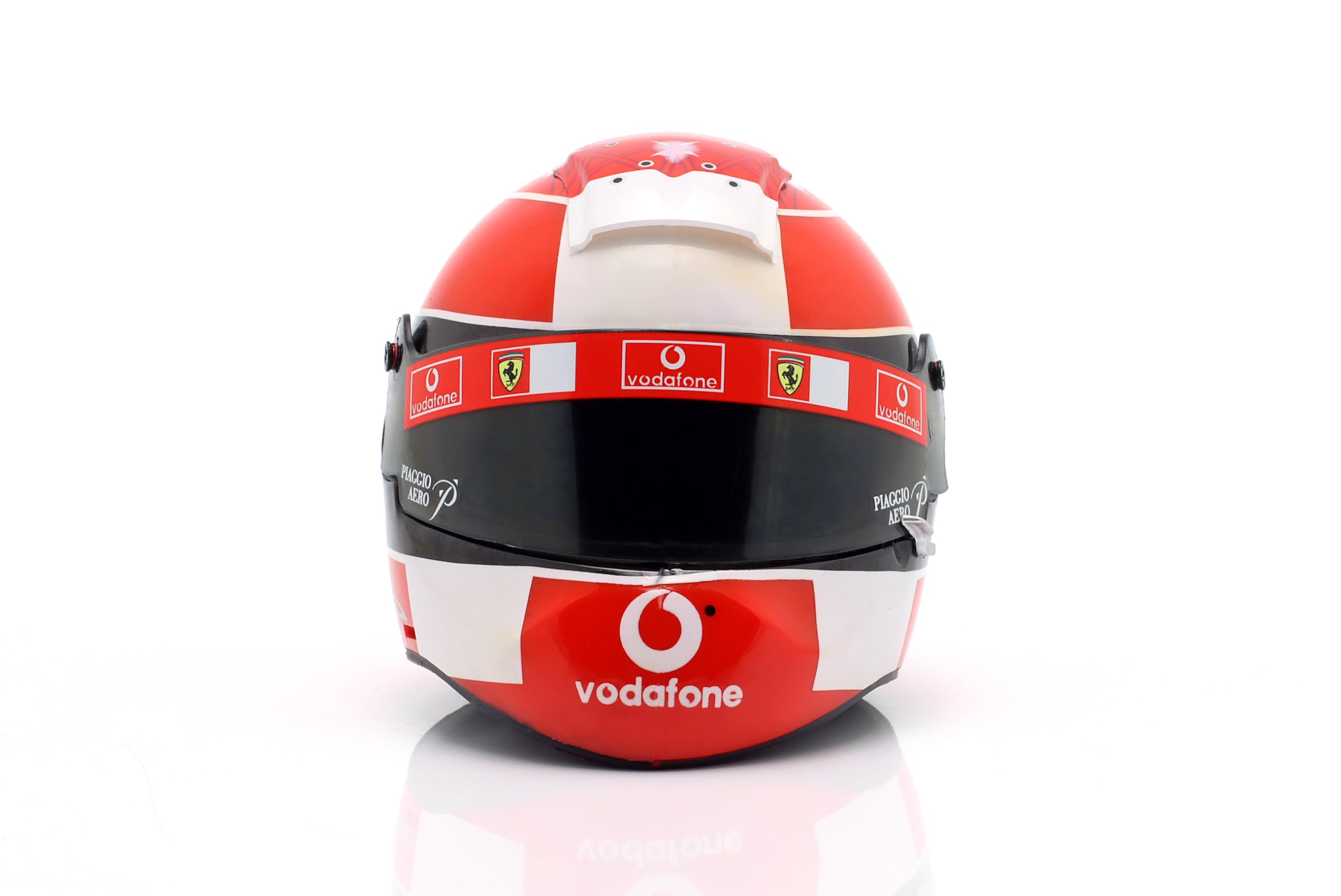 OPO 10 Formel-1-Helm kompatibel mit Ferrari F1: M. Schumacher Ferrari #1 Weltmeister 2004 - Maßstab 1:5 Spark - CAS33