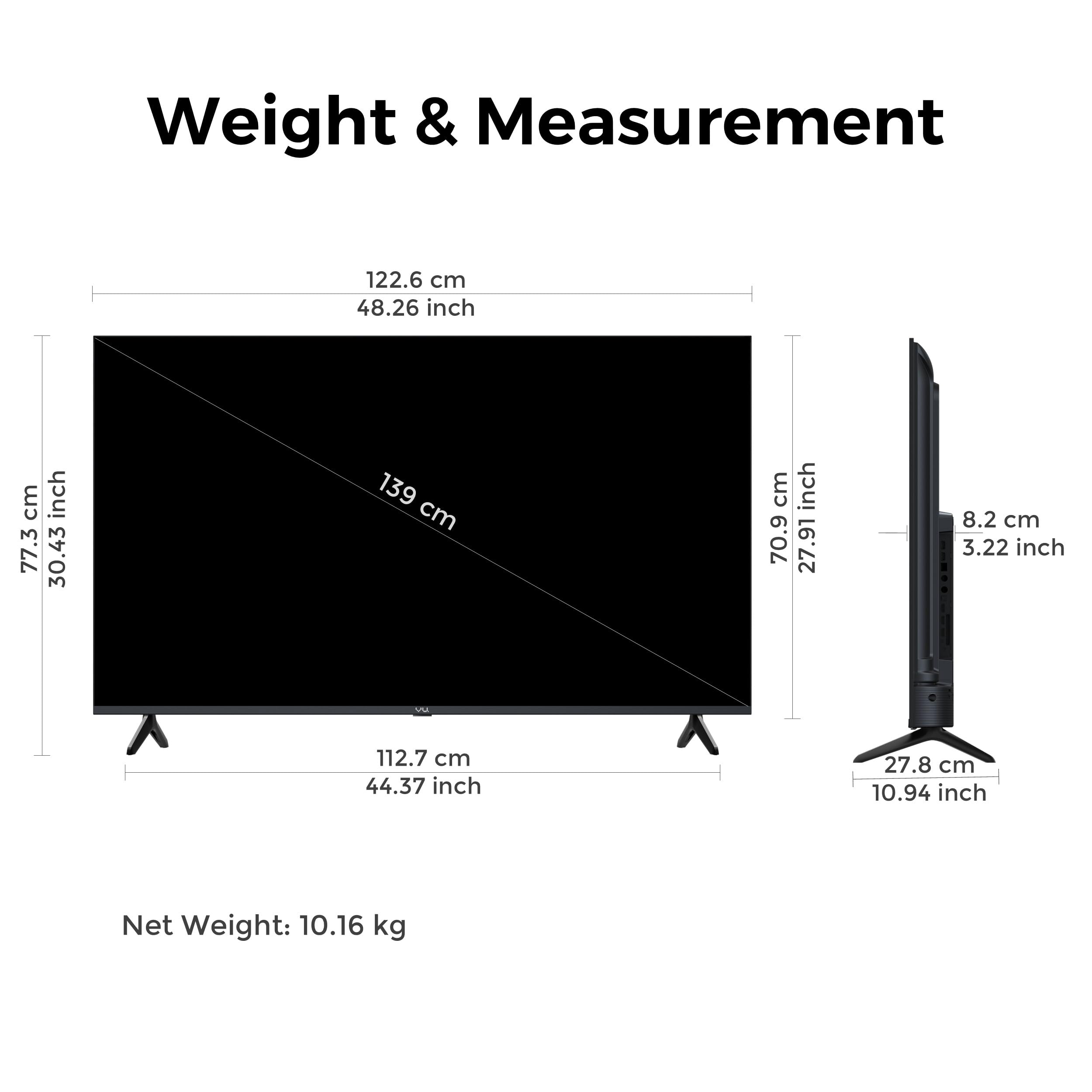Vu California 139cm (55 inches) Smartchoice GloQLED Smart 4K TV VuGLOQLEDDV — Amazon image 6