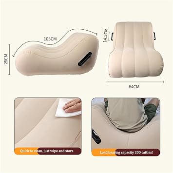 Sexy Sofa Sex Chair, SM Body Position Pad with Electric Pump, Inflatable Sex Position Pillow, Triangle Lumbar Support Cushion Wedge Cushion for Women and Couples