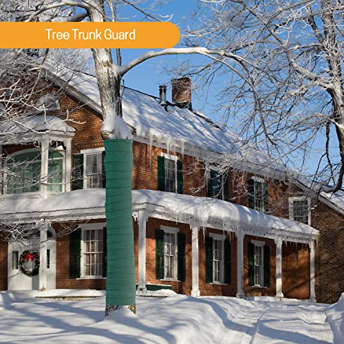 Zelarman 2 Pack Tree Protector Wraps - Total 130 Foot Cold-Proof Tree Trunk Tape Wrap Plants Freeze Protection Bandage Wrap Guard For Warm-Keeping & Moisturizing #TOP3