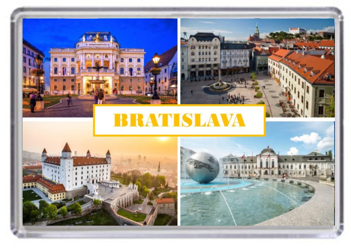 Bratislava Slovakia Souvenir Acrylic Fridge Magnet (Standard: 70x45mm)