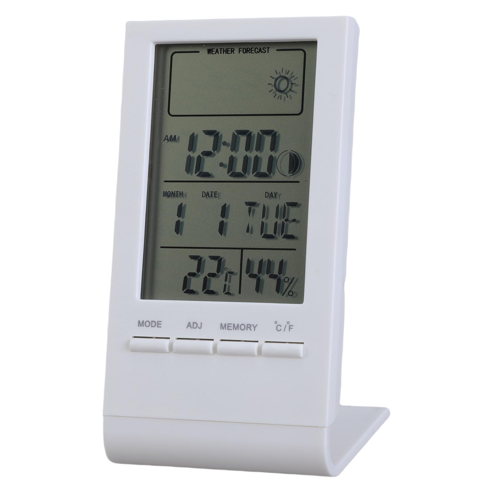 Digital Display Temperature Humidity Measurement Meter with Alarm Clock Thermometers Hygrometer for Home Temperature Monitors