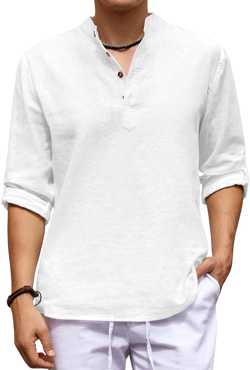 zombom Men's Kurta || Chinese Collar Long Sleeves || Straight Hip Length Kurtas || for Festival || Function || Occasion Wear Fancy Kurta for || Best Gifts for Men || Short Kurta for Men-picture-47