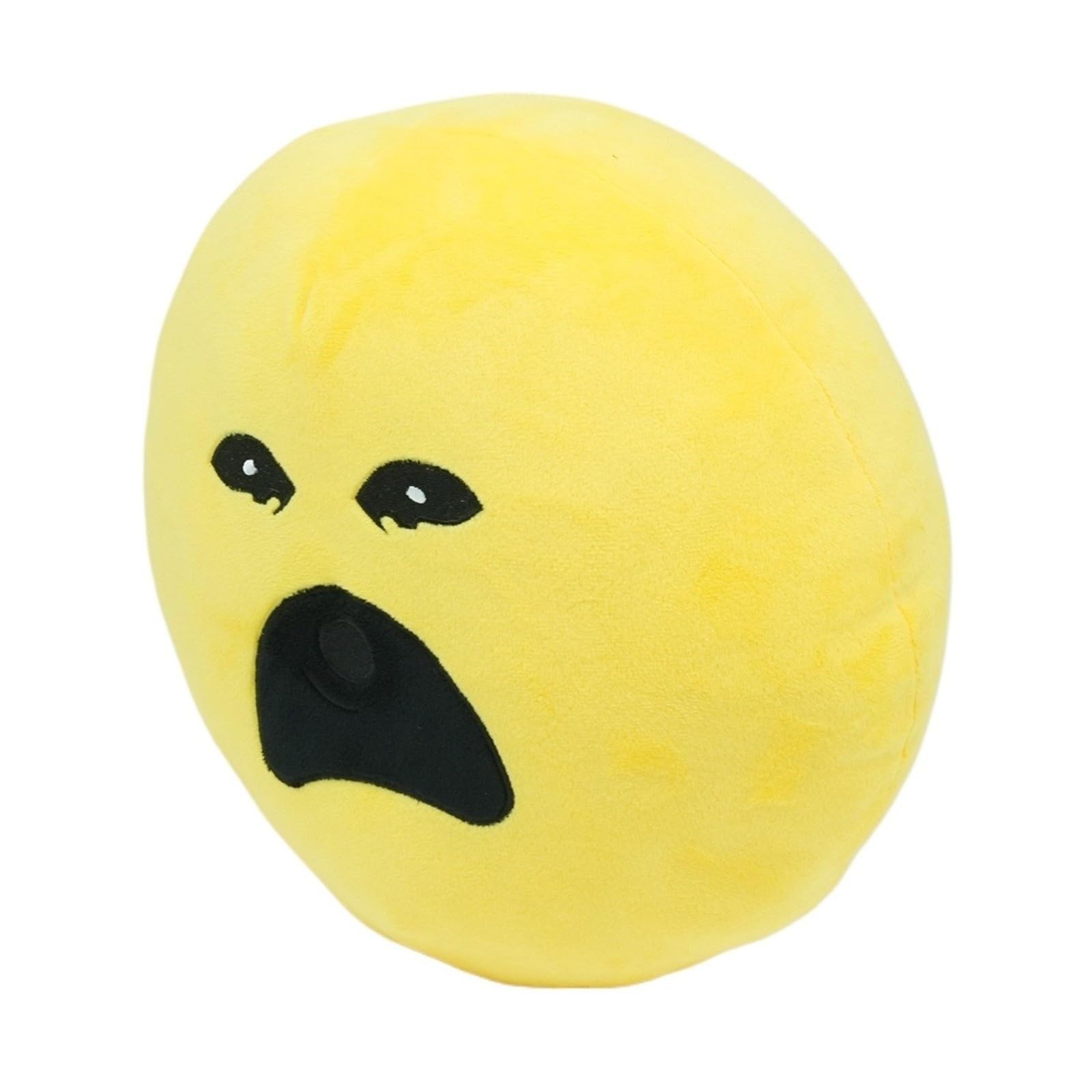 KUKUShining Verity Plush Toy, Soft Smiley Face Horror ARG Stuffed Dolls Plush Toy(Yellow-3,10cm/3.9in)