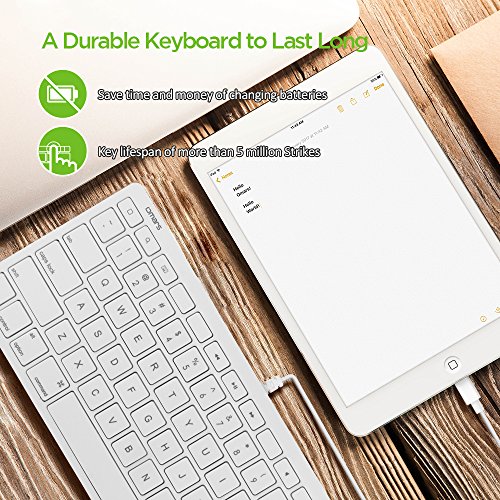 Omars Mfi Certified Ipad Plug-N-Go Wired Keyboard With 8-Pin Lightning Connector Compatible With Apple Iphone, Ipad, Or Ipod Touch, Great For Parcc And Smarter Balanced Tests #TOP4